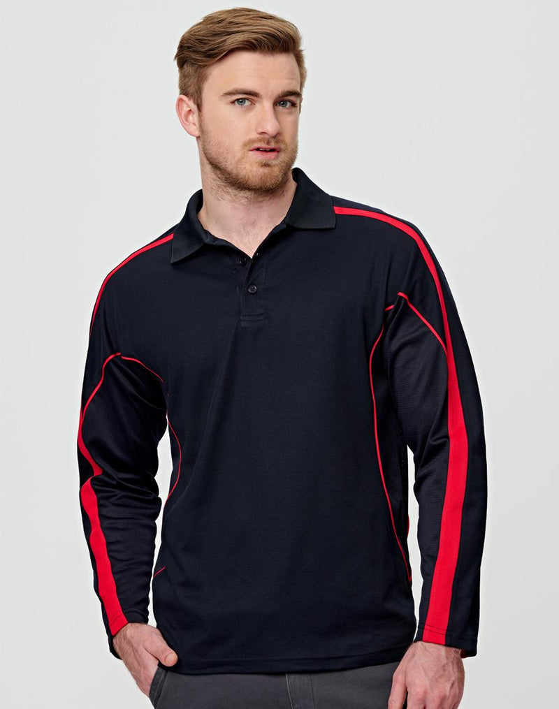 Men's TrueDry Long Sleeve Polo | PS69