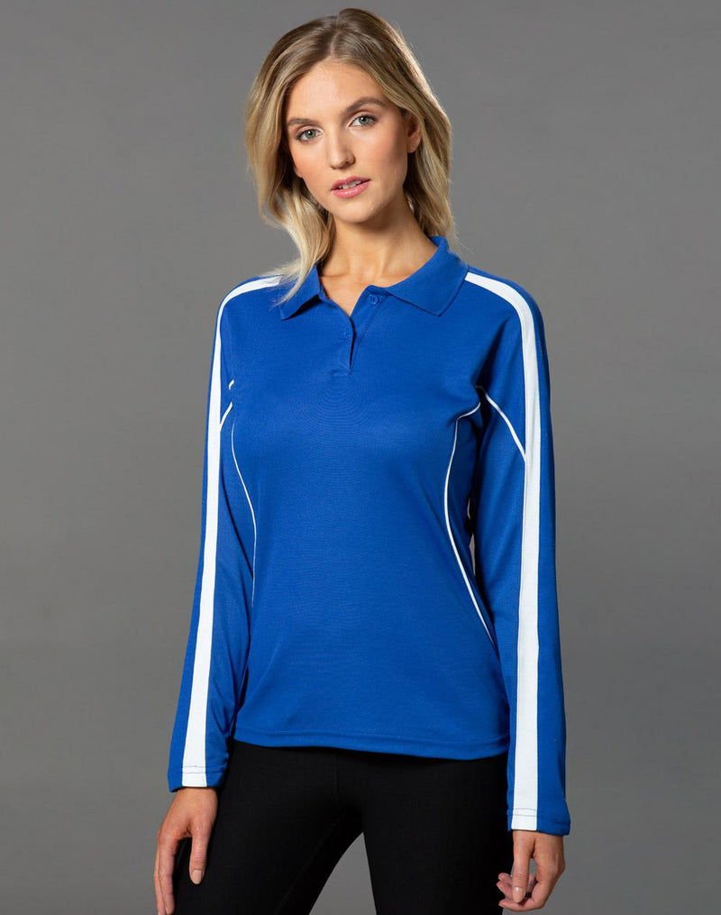 Ladies' TrueDry Long Sleeve Polo | PS70