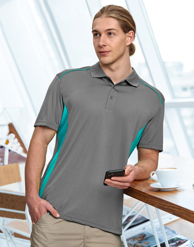 Men's Cooldry S/S Contrast Interlock Polo | PS79