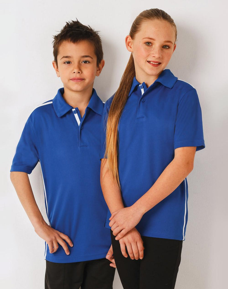Kids' Ultra Dry Short Sleeve Contrast Polo | PS83K