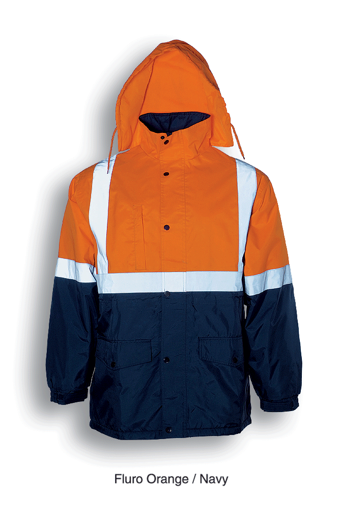 Hi-Vis Mesh Lining Jacket With Reflective Tape | SJ0432