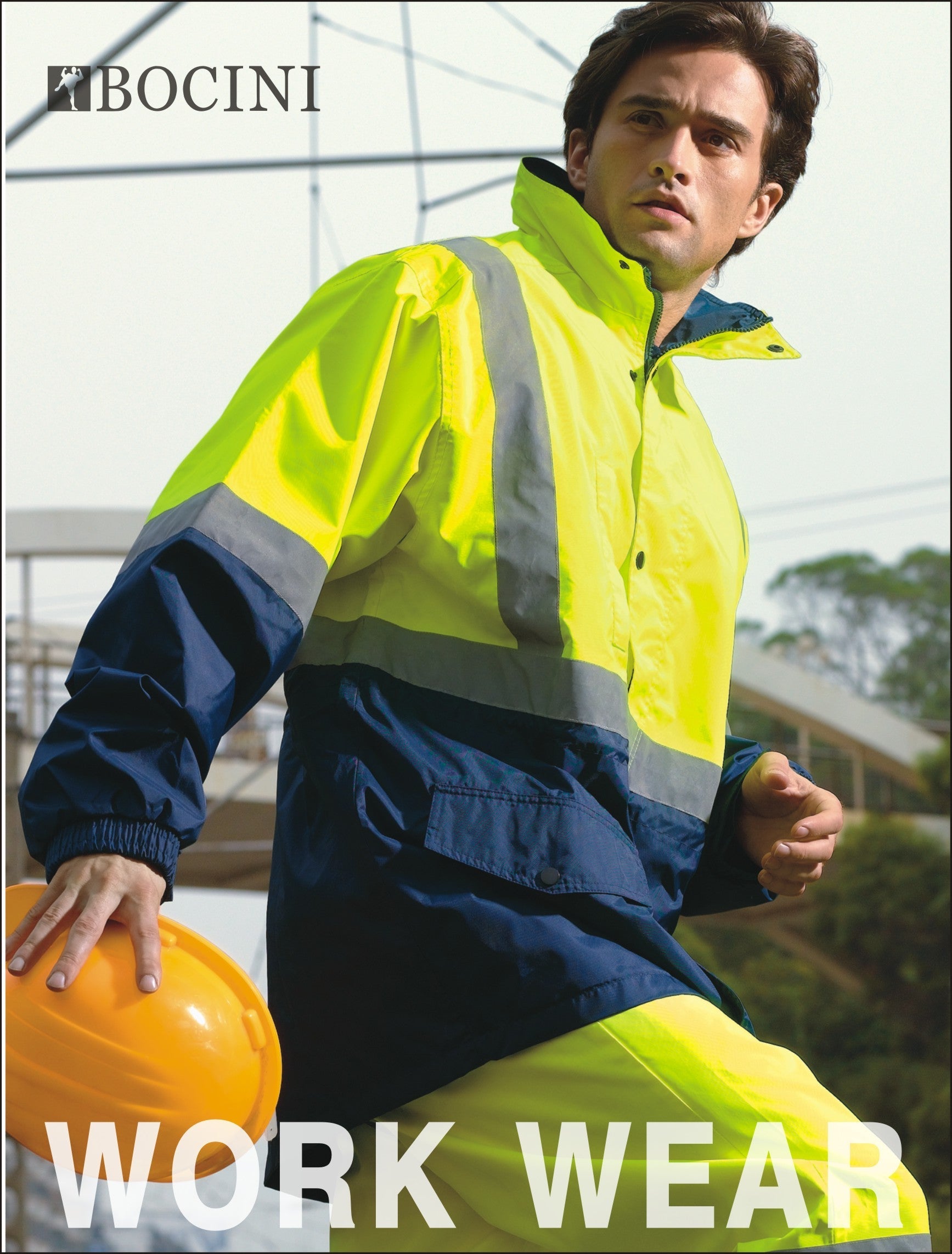 Hi-Vis Mesh Lining Jacket With Reflective Tape | SJ0432