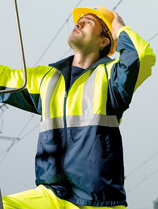 Unisex Adults Hi-Vis 3 In 1 Jacket With Reflective tape