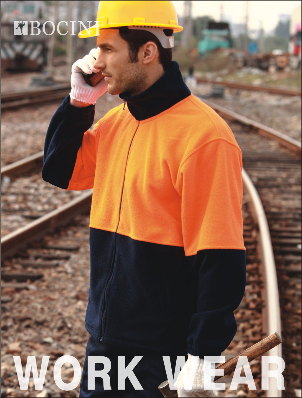 Hi-Vis Full Zip Polar Fleece | SJ1238