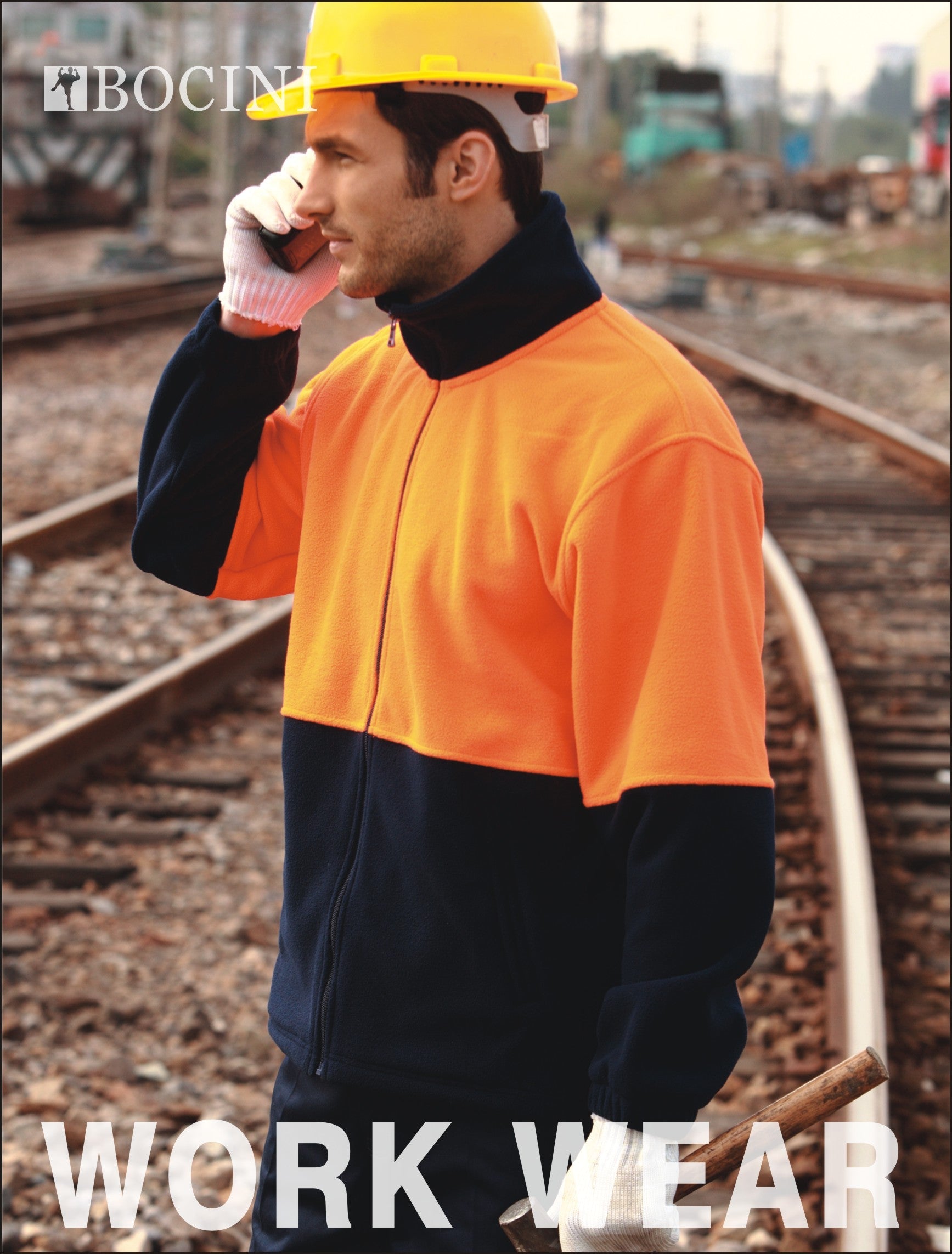 Hi-Vis Full Zip Polar Fleece | SJ1238