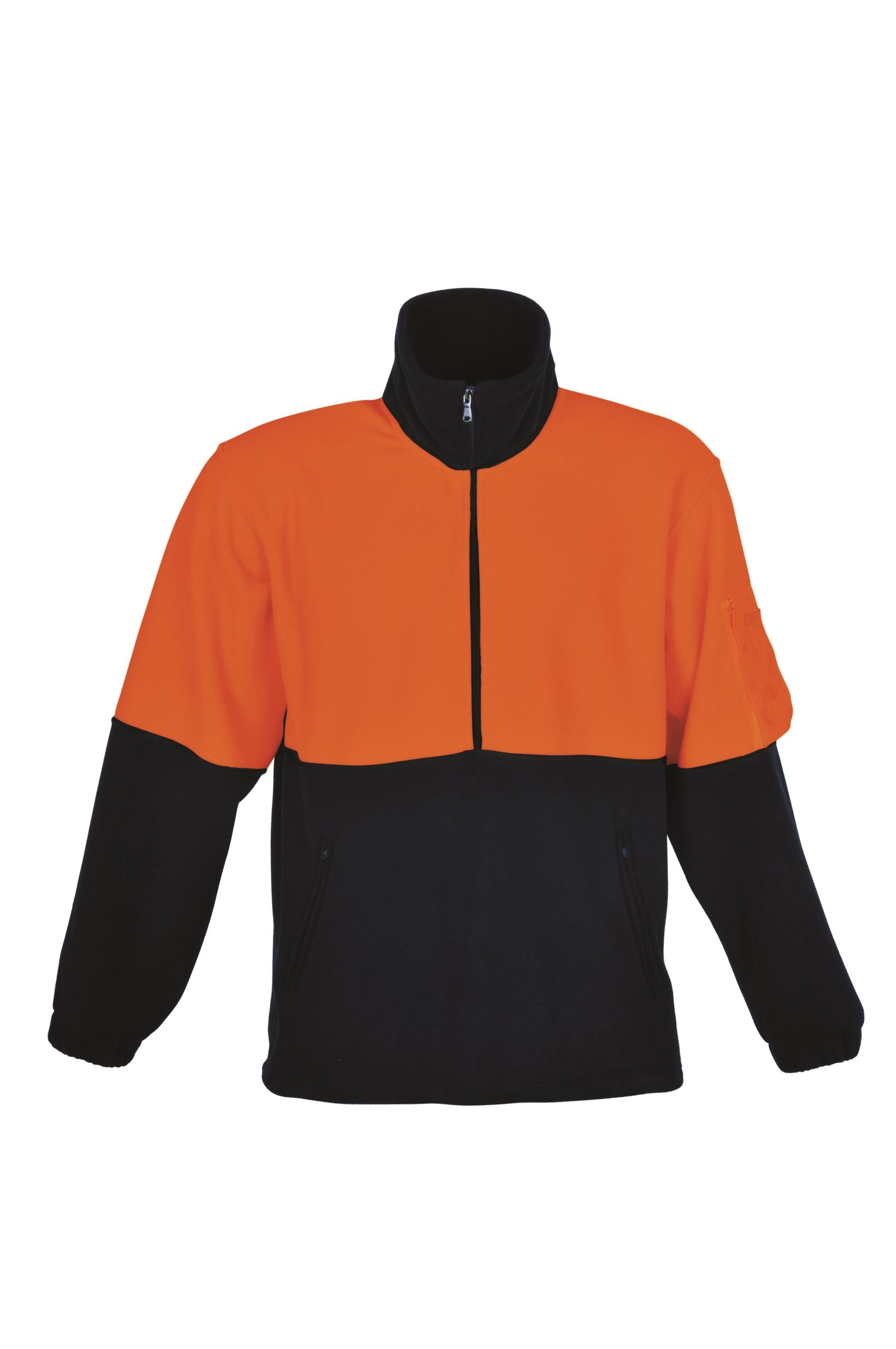 Hi-Vis 1/2 Zip Polar Fleece | SJ1240