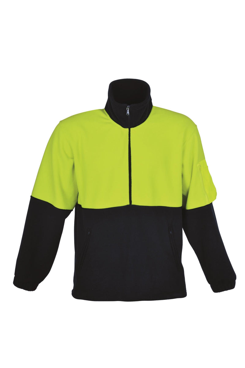 Hi-Vis 1/2 Zip Polar Fleece | SJ1240