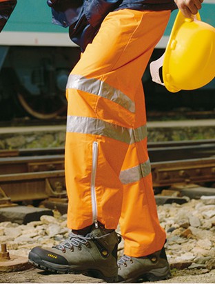 Unisex Adutls Hi-Vis Pants With Reflective Tape