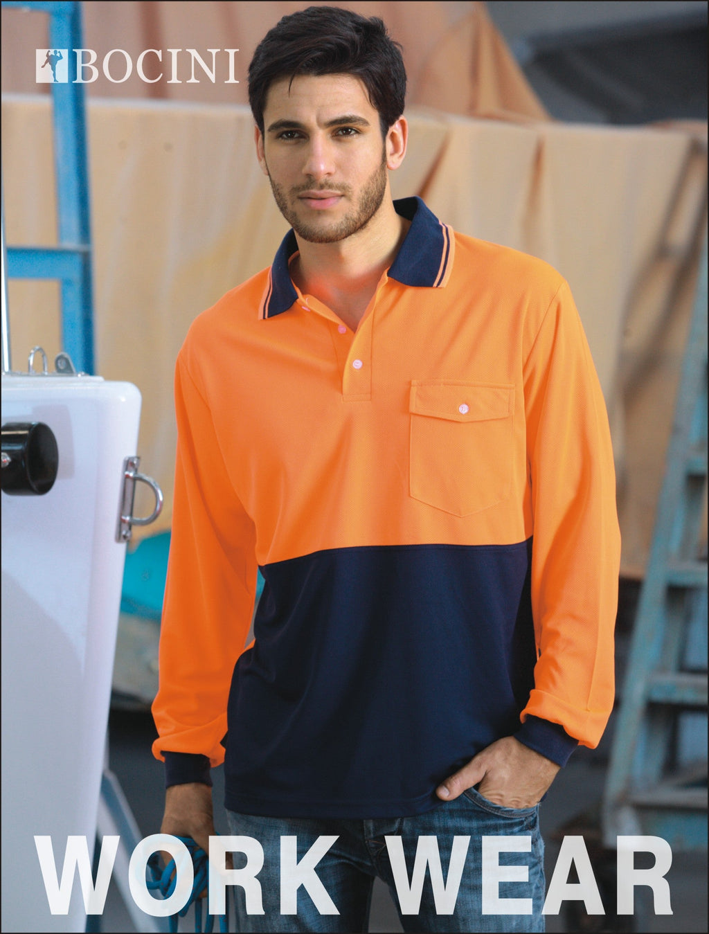 Hi-Vis Safety Polo -Long Sleeve | SP0426