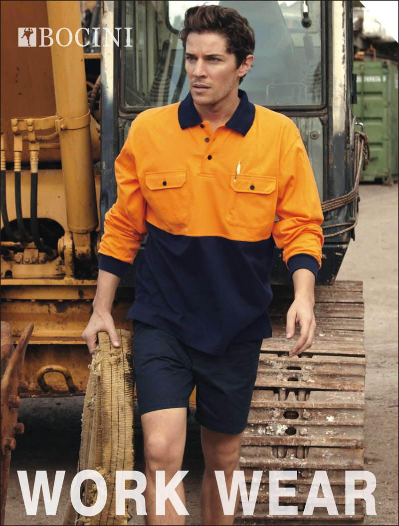 Hi-Vis Cotton Jersey Polo L/S | SP1011