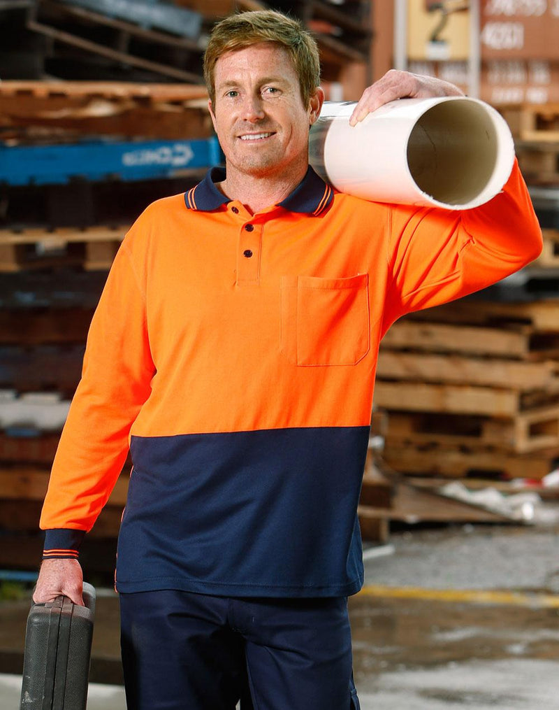 Hi-Vis truedry safety polo L/S | SW05TD