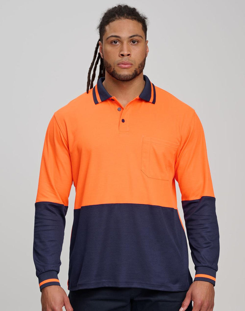 Hi-Vis truedry safety polo L/S | SW11