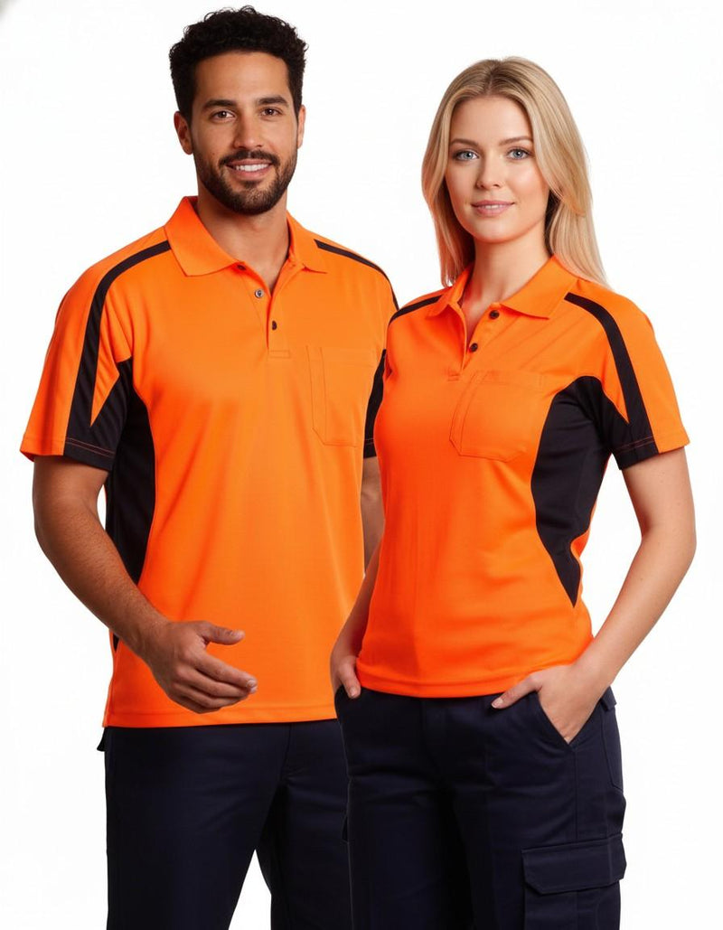 mens truedry S/S safety polo | SW25