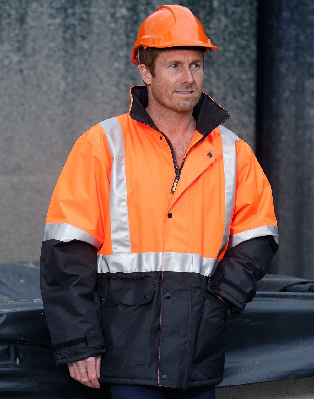 Hi-Vis Two Tone Rain Proof Quilted Safety Jacket With 3M Tapes | SW28A