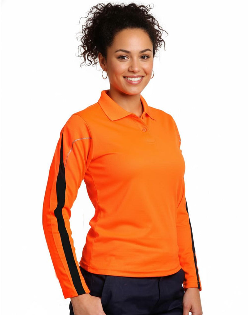Ladies' Truedry L/S Hi-Vis Polo | SW34A