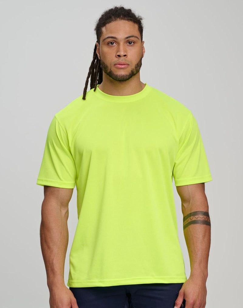 Cooldry Hi-Vis Mini Waffle Safety Tee | SW39