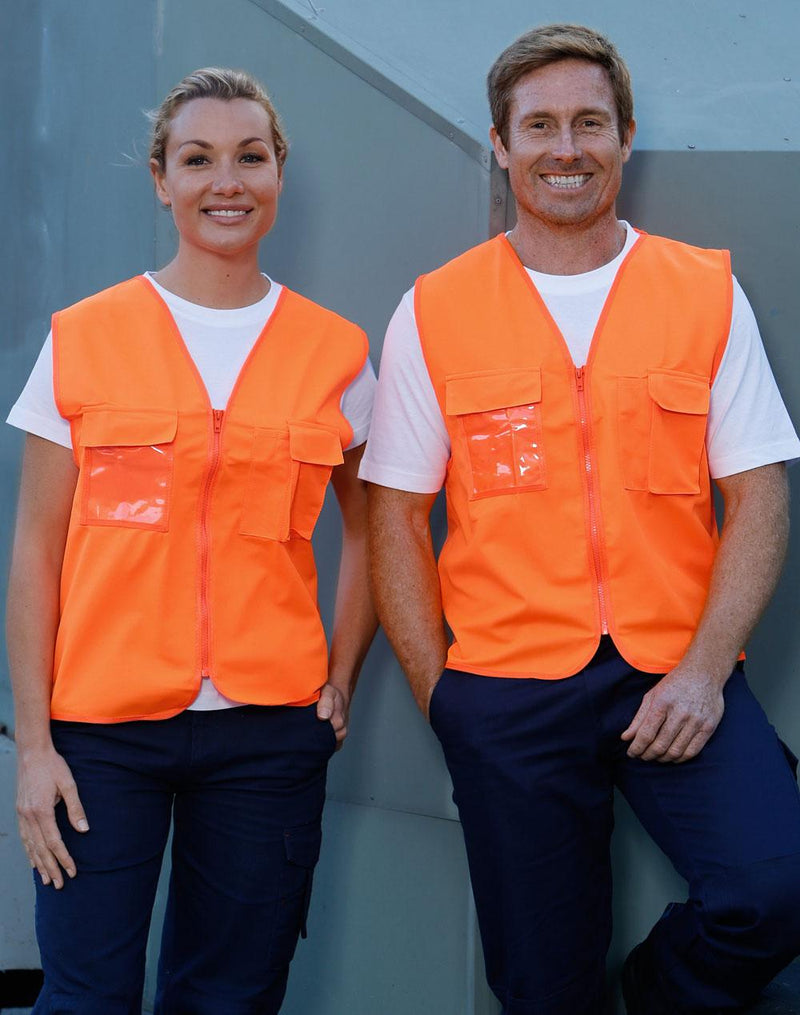 Hi-Vis Safety Vest with ID Pocket | SW41
