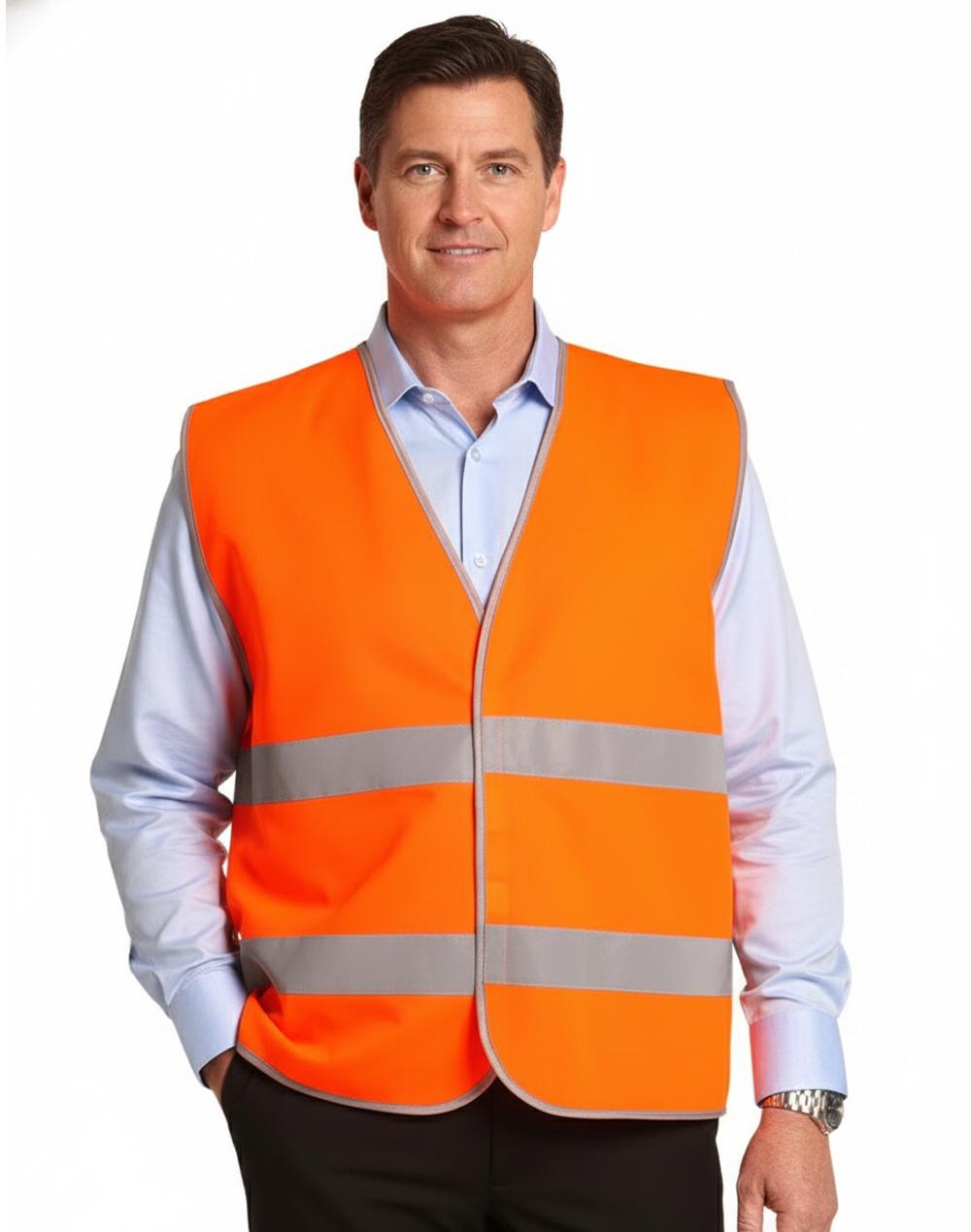 Hi-Vis Safety Vest With Reflective Tapes | SW44
