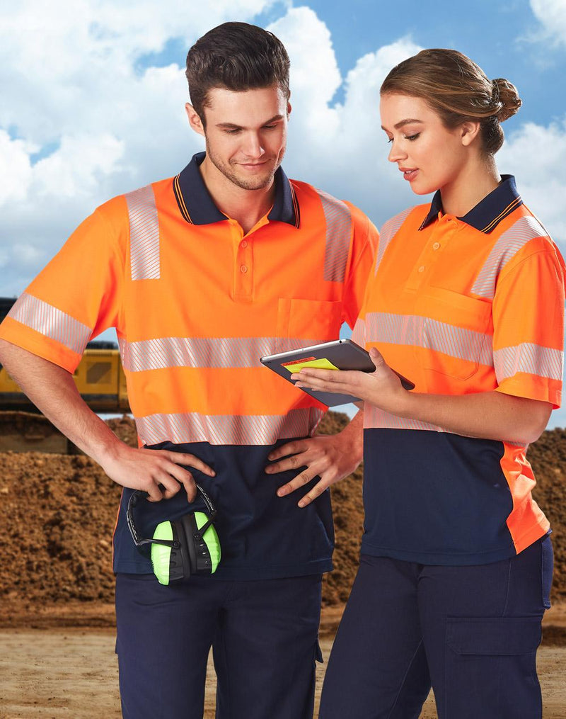 Biomotion Segmented Truedry S/S Safety Polo  | SW73