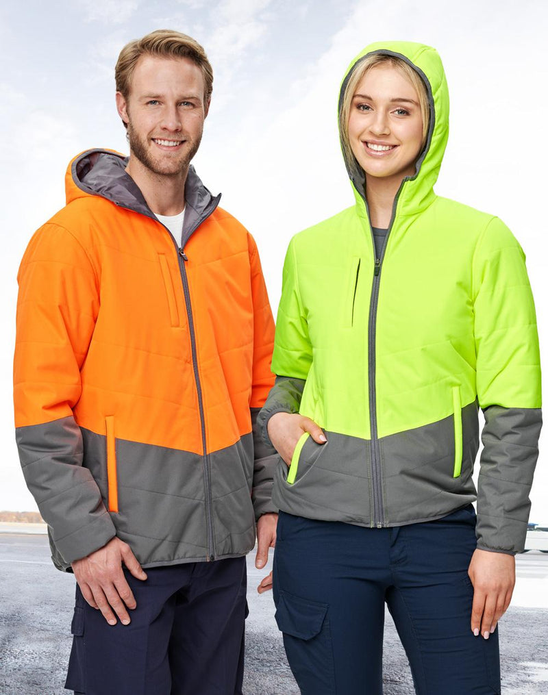 Hi-Vis Quilted Two Tone Safety Jacket | SW80
