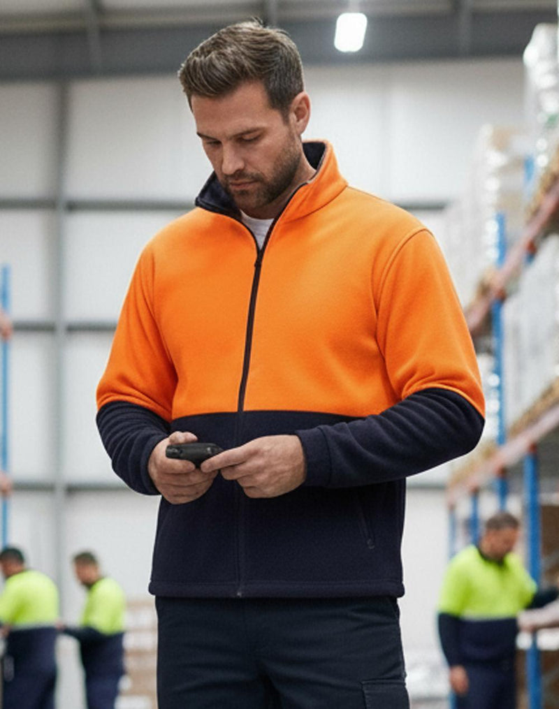 Hi-Vis Polar Fleece Full Zip Jacket | SW84