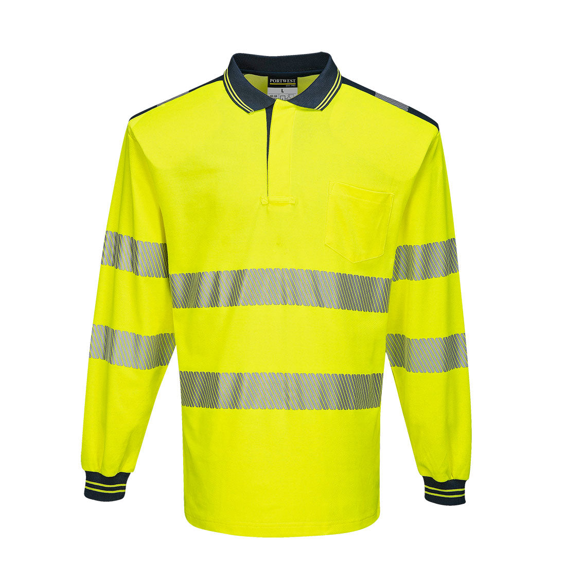 PW3 Hi-Vis Polo Shirt L/S | T184