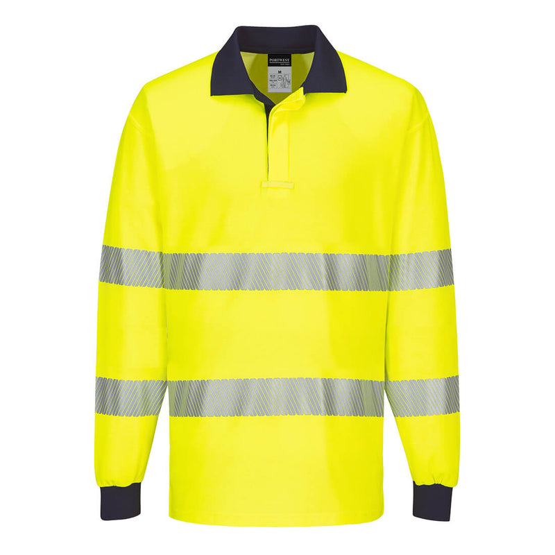 PW3 Hi-Vis Polo Shirt L/S | T186