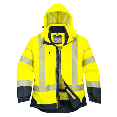 PW3 Hi-Vis Breathable Rain Jacket