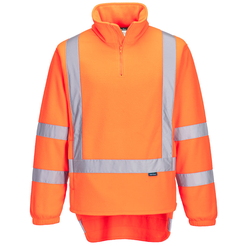 TTMC-W17 Hi-Vis X Back 1/4 Zip Polar Fleece  | TM601