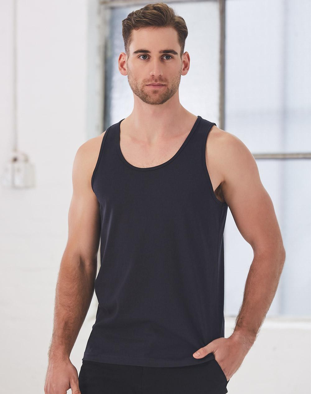 Men's cotton singlet | TS18