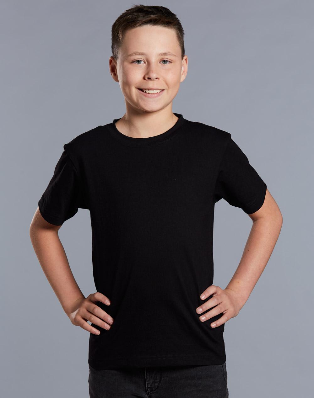Kid's Cotton Semi Fitted Tee | TS37K