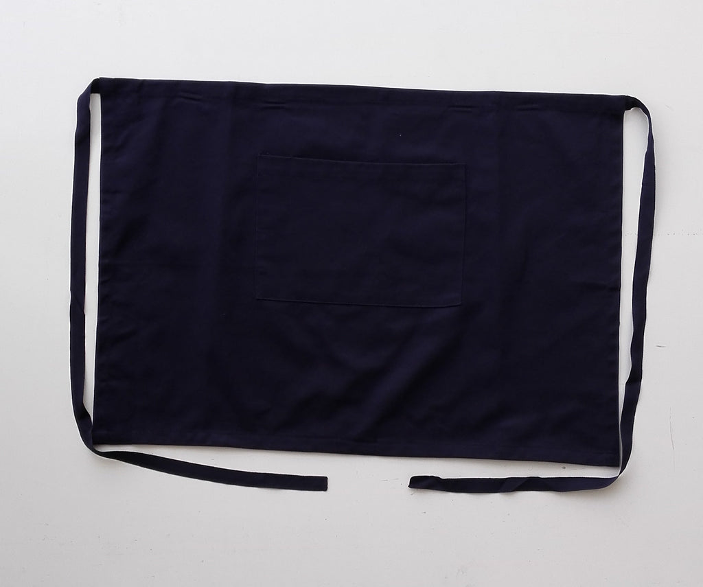 Cotton Drill Three Quarter Apron -With Pocket | WA0391