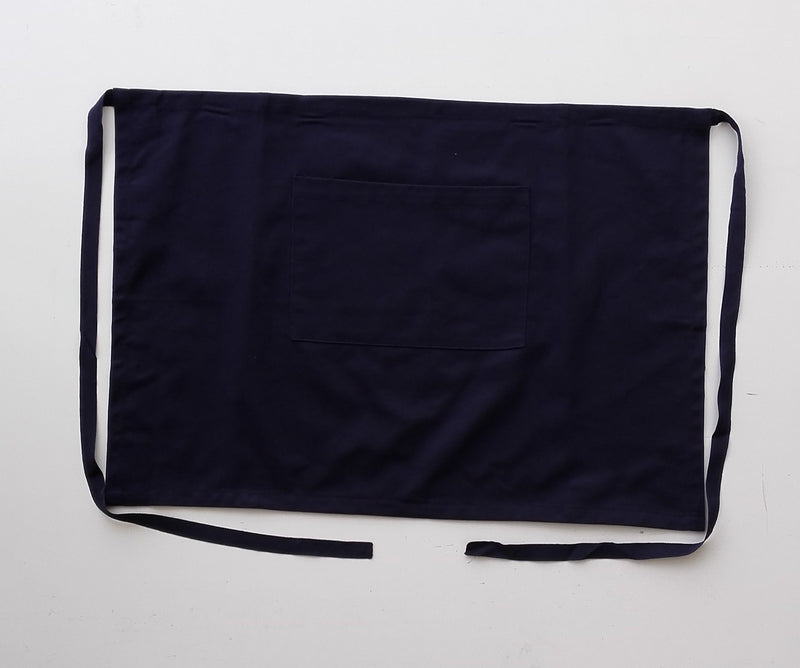 Cotton Drill Three Quarter Apron -With Pocket | WA0391