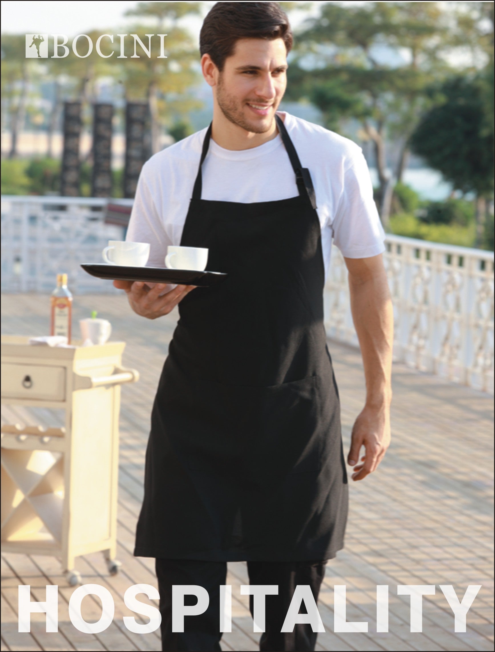 Cotton Drill Full Bib Apron -No Pocket | WA0397