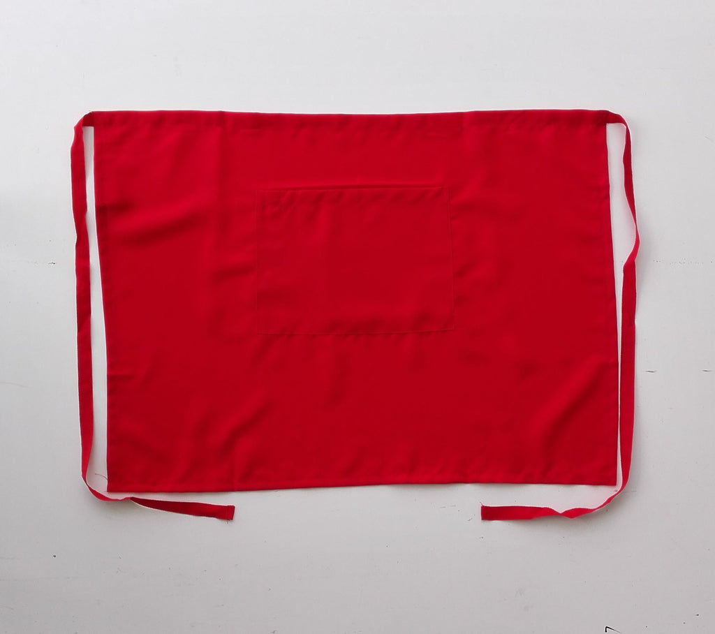Polyester Drill Three Quarter Apron -With Pocket | WA0630