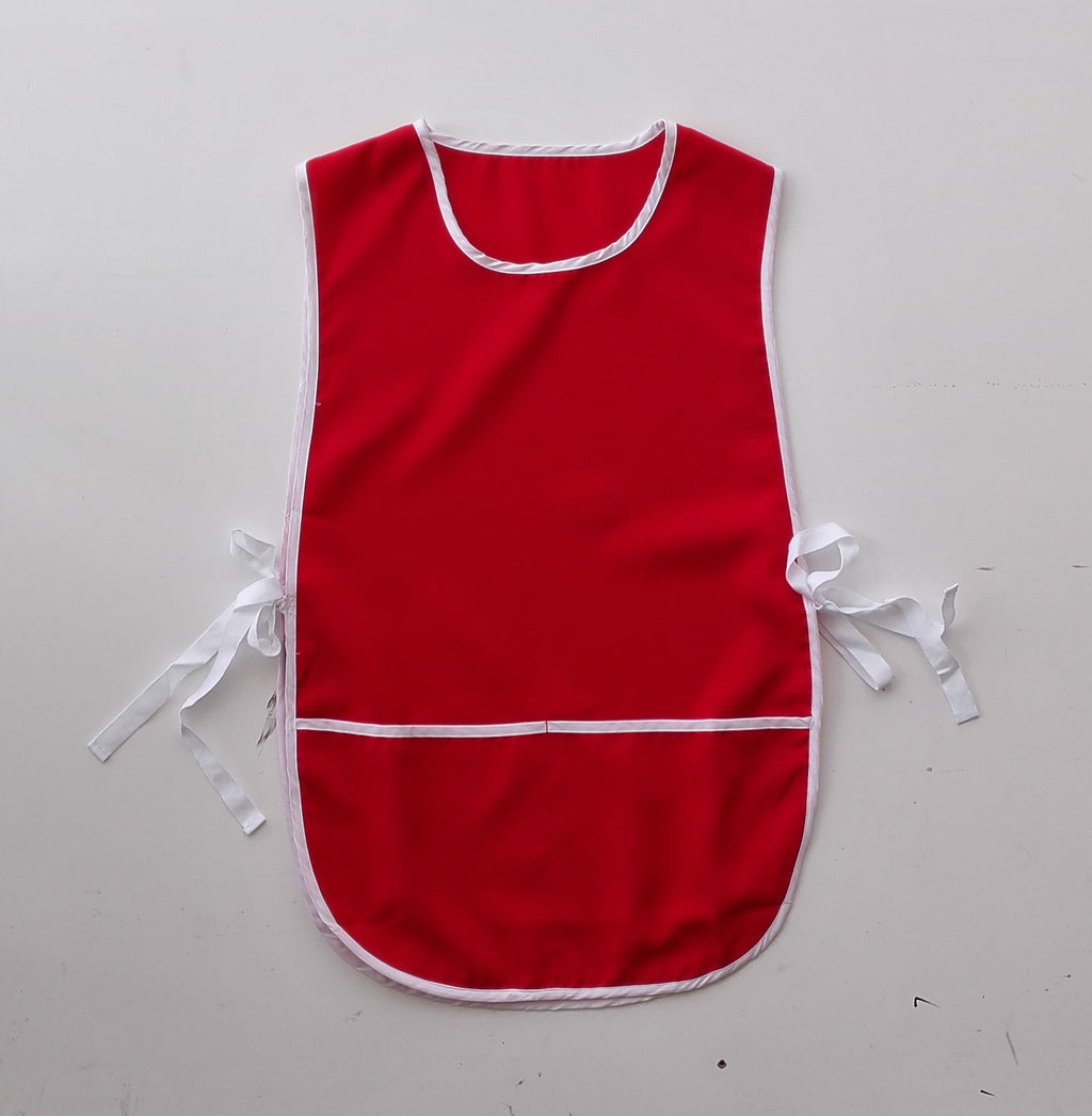 Polyester Drill Popover Apron -With Pocket | WA0676