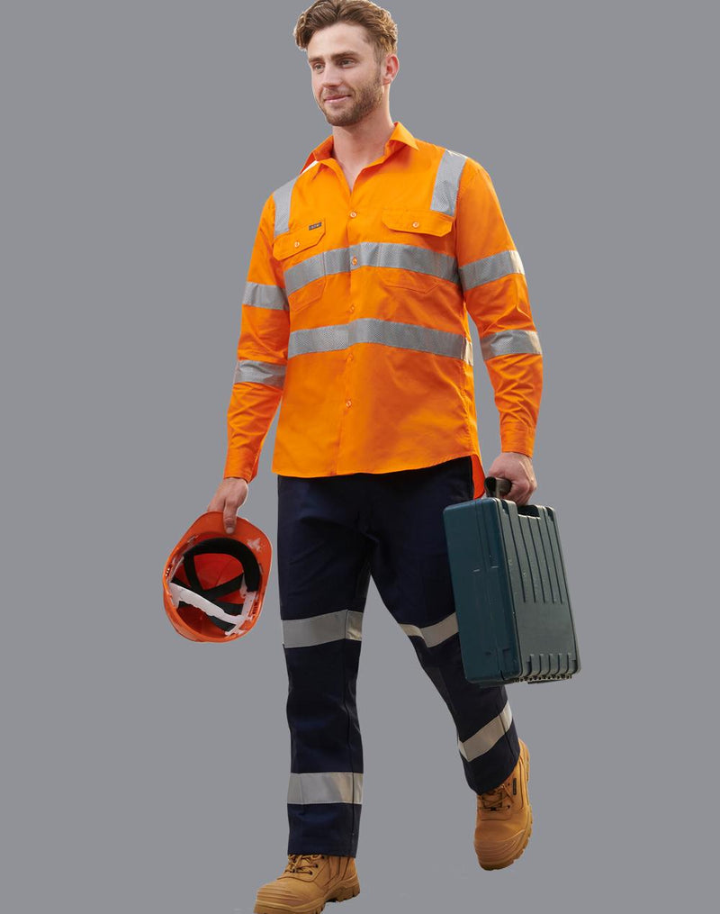 Drill pant pockets on leg with 3M Tapes | WP08HV