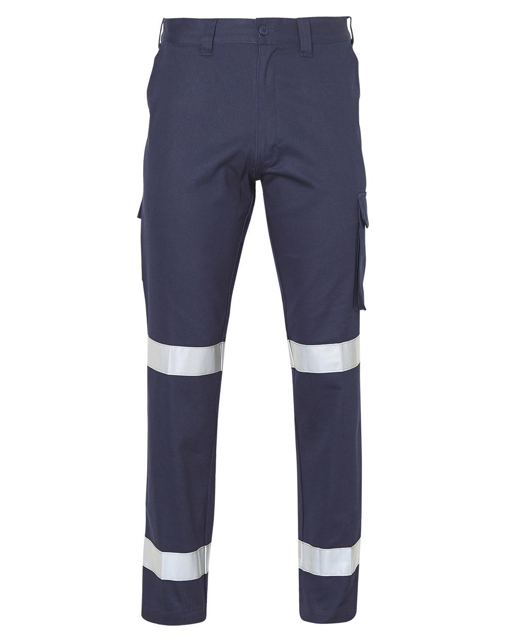 Long Fit Drill Pants With 3M Tapes / Pocket On Leg | WP13HV