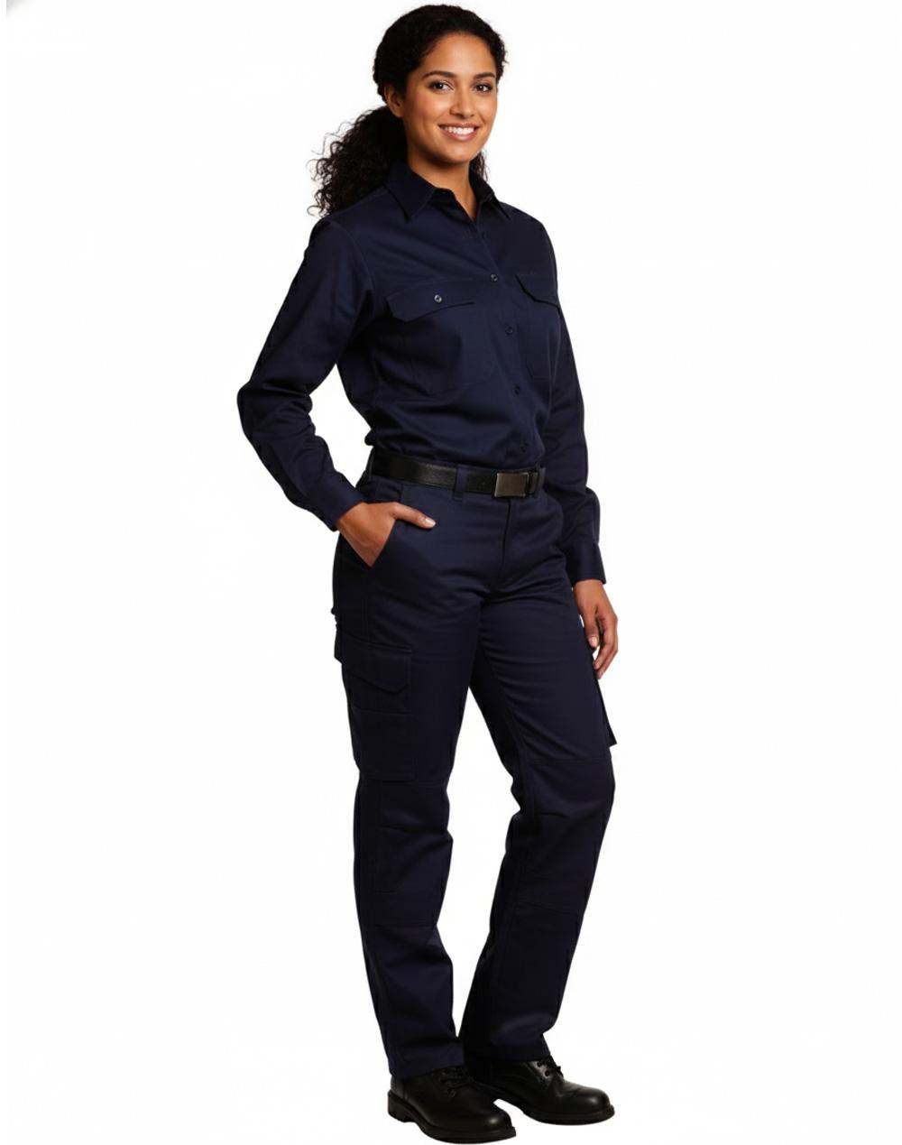 Ladies' Heavy Cotton Pre-Shrunk Drill Pant | WP15