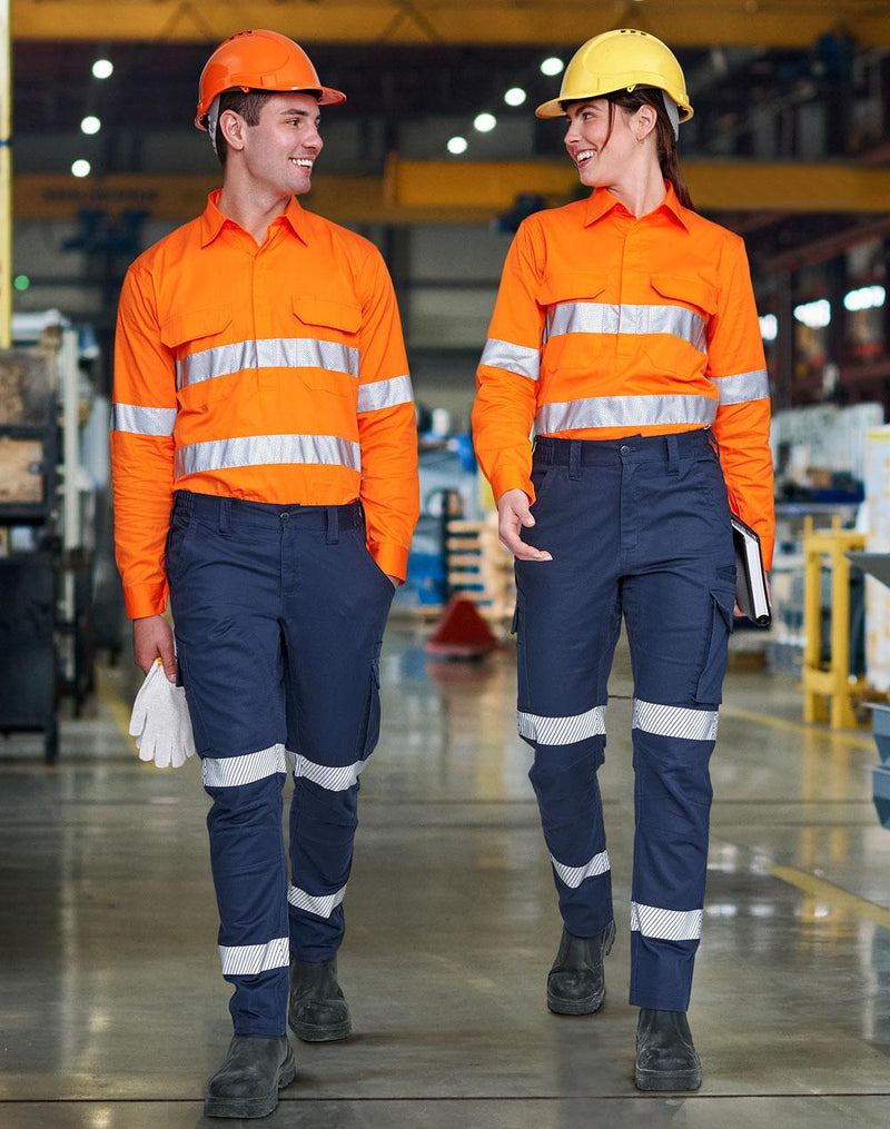 Unisex Cotton Stretch Ripstop Segmented Work Pants | WP26HV