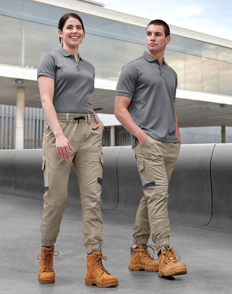 Unisex Cotton Stretch Drill Cuffed Work Pants | WP28