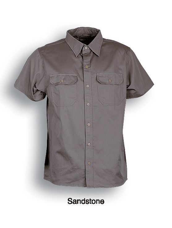 Cotton Drill Work Shirt S/S | WS0679
