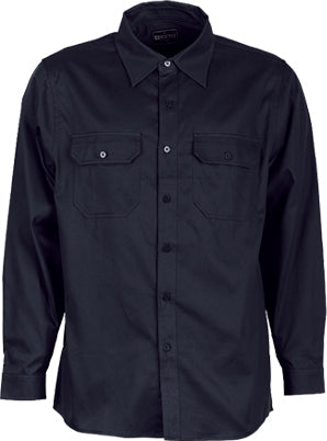 Cotton Drill Work Shirt L/S | WS0680