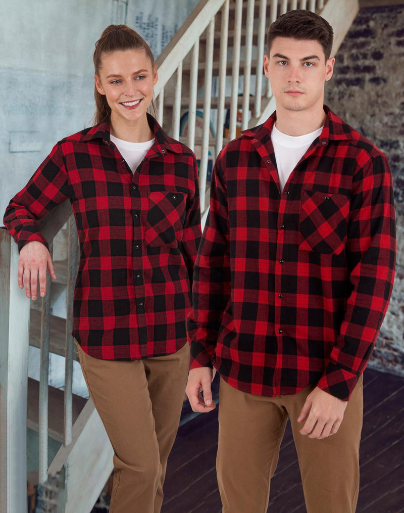 Unisex Flannel Plaid Shirt | WT11