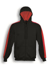 Kids Contrast Fleece Zip Through Hoodie