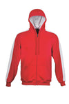 Kids Contrast Fleece Zip Through Hoodie