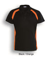 Team Essential-Ladies Short Sleeve Contrast Panel Polo