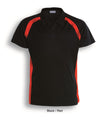 Team Essential-Ladies Short Sleeve Contrast Panel Polo
