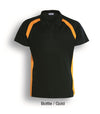 Team Essential-Ladies Short Sleeve Contrast Panel Polo