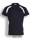 Team Essential-Ladies Short Sleeve Contrast Panel Polo